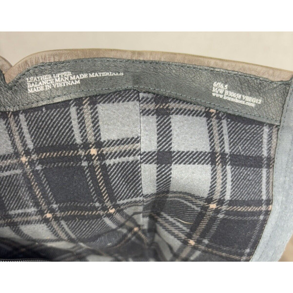 Born Attila Leather Boots Size 6 Grey/Taupe Knee-high Riding Round Toe - Picture 10 of 13